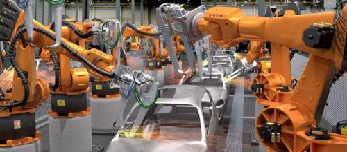 以智能机器人提升制造业工作效率